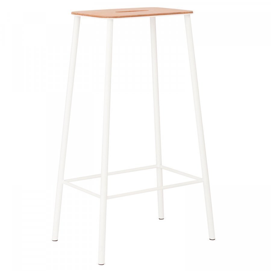 Frama Adam Stool 76 Baarijakkara Nahka / Mattavalkoinen