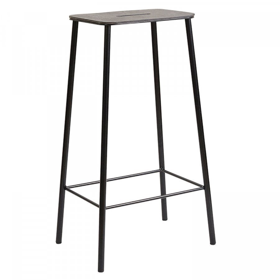 Frama Adam Stool 76 Baarijakkara Nahka / Musta