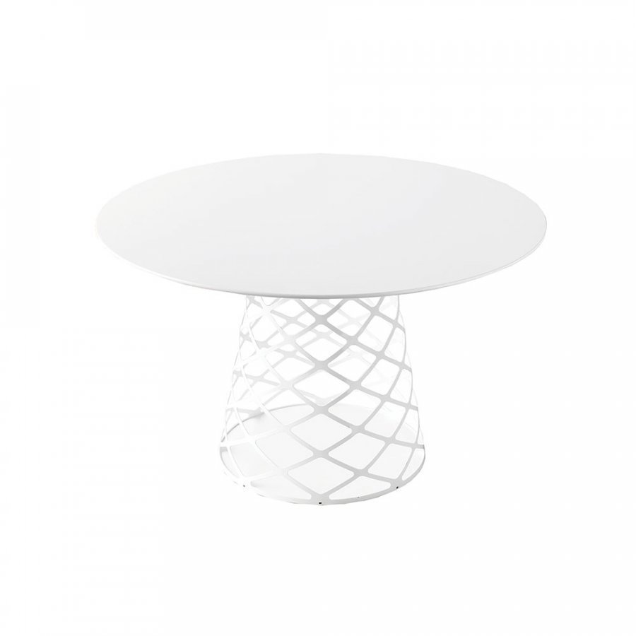 Gubi Aoyama Pöytä Laminaatti Valkoinen H73 Cm Ø120 Cm