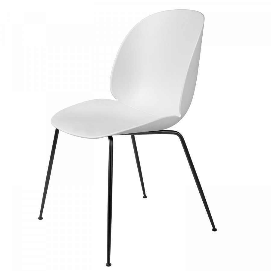 Gubi Beetle Tuoli Musta / Valkoinen