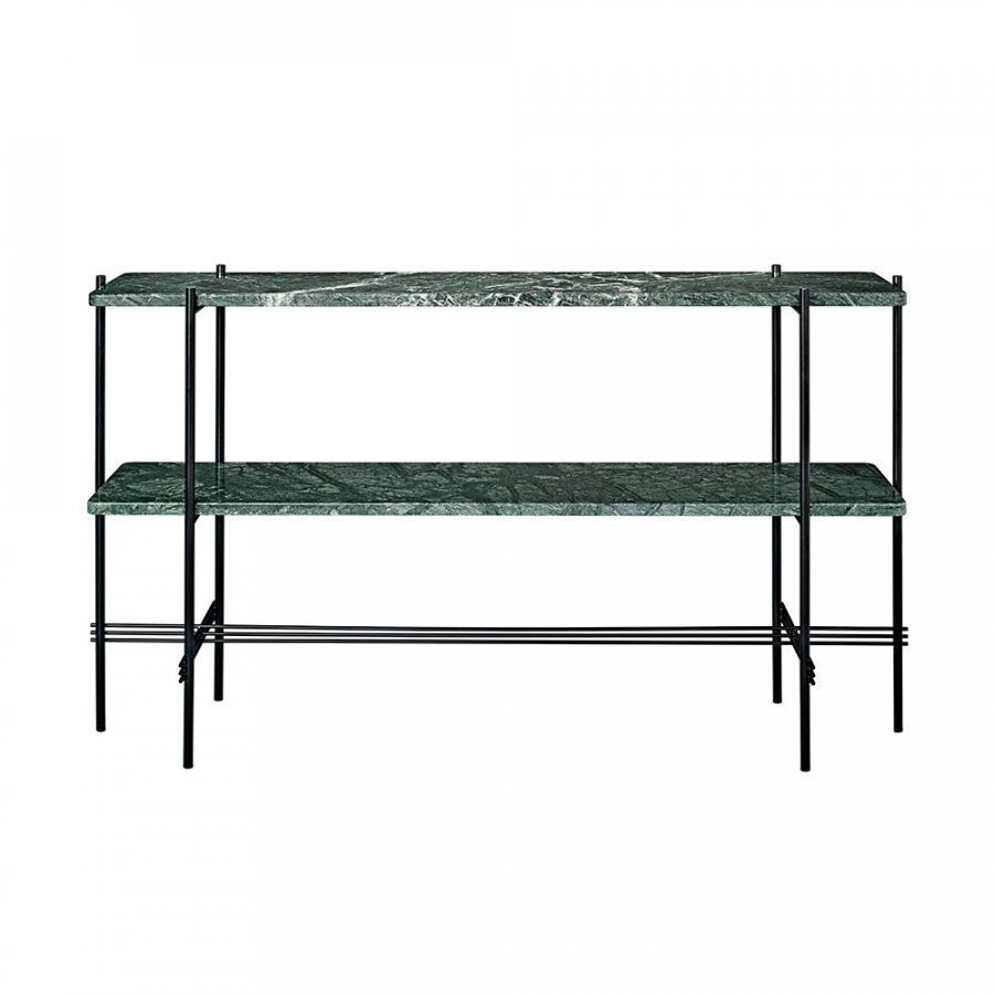 Gubi Ts Console 2 Hylly Vihreä Marmori