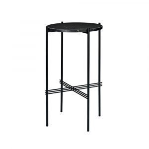 Gubi Ts Console Pöytä Musta / Mustamarmori H72 Cm Ø40 Cm