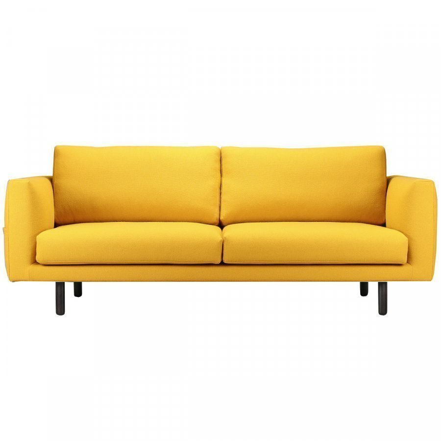 Hakola Cosy Pocket Wool 3-Istuttava Sohva Hallingdal 65/110 Vaaleanharmaa Mustapetsatut Jalat