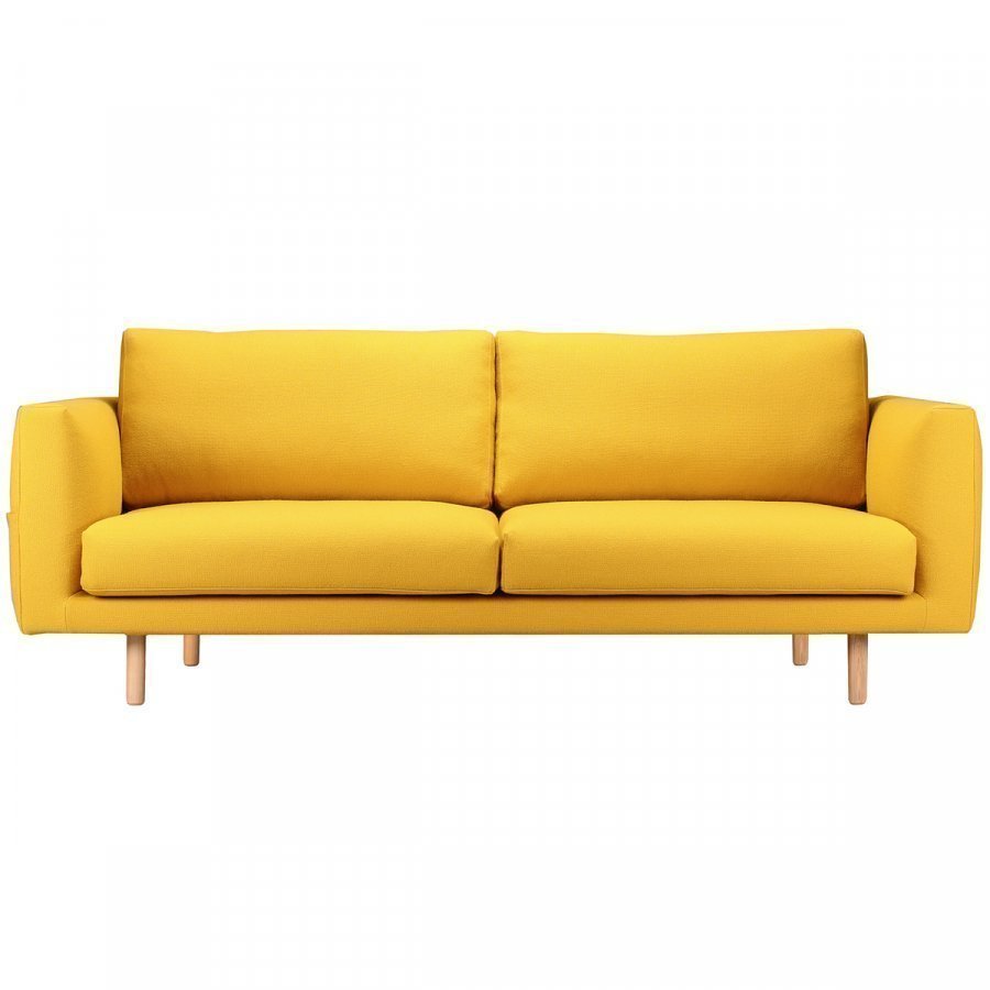 Hakola Cosy Pocket Wool 3-Istuttava Sohva Hallingdal 65/457 Sahrami Luonnonväriset Jalat