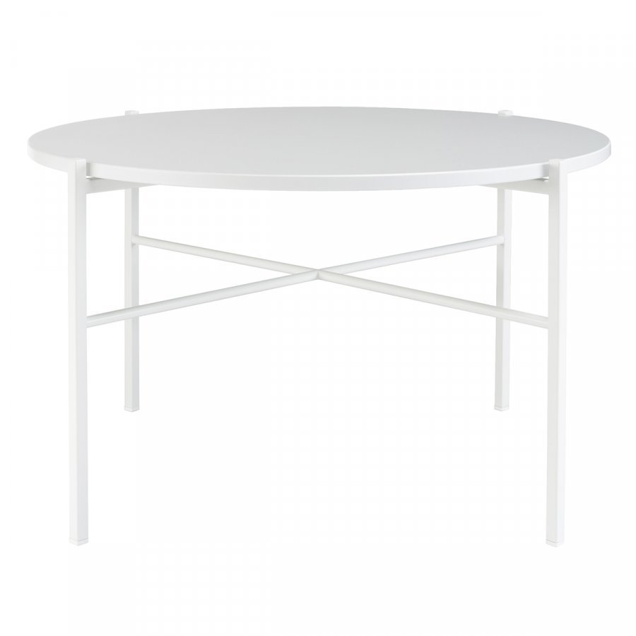 Hakola Round Sohvapöytä Valkoinen 70 Cm