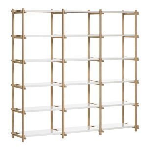 Hay Woody Korkea Hylly Valkoinen