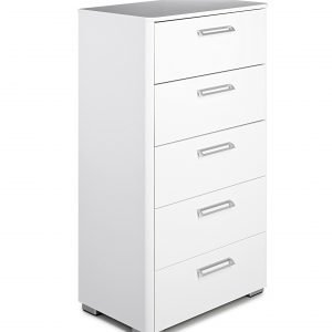 Helmi Lipasto 5 Laatikkoa Valkoinen