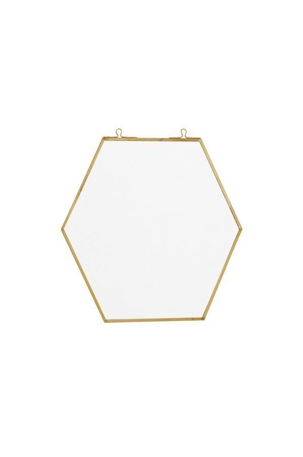 Hexagon Peili Keskikokoinen Messinginvärinen