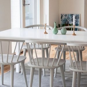 Homeroom Backagård Pöytä Ja 6 Bullerbyn Tuolia Monivärinen