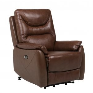 Houston Recliner Nahkatuoli Ruskea