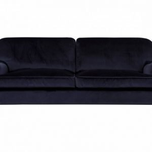 Howard-Deluxe 3-istuttava Sohva Sametti Tummansininen