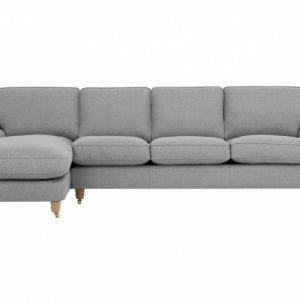 Howard-Deluxe Divaanisohva Vasen Inari Vaaleanharmaa