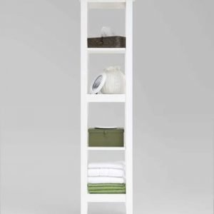 Hylly Sanna kylpyhuoneeseen 165x34x42 valkoinen