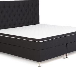 Jenkkisänky Ellie 210x210 cm musta