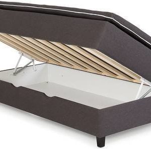 Jenkkisänky Pito 80x200 cm säilytystilalla harmaa