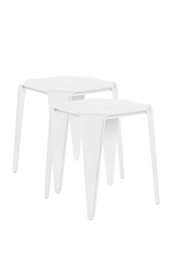 Jotex Laholm Pöydät / Jakkarat Valkoinen 2-Pakkaus