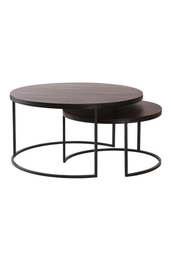 Jotex Oregon Sohvapöytä Ruskea 2-Osainen