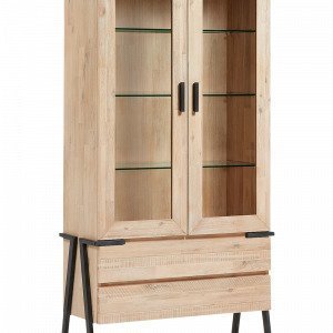 Julia Disset Kaappi Metallia / Akaasiapuuta Luonnonvärinen 95x187 Cm