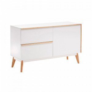 Julia Meety Senkki Valkoista Mdf Levyä Valkoinen 120x42 Cm