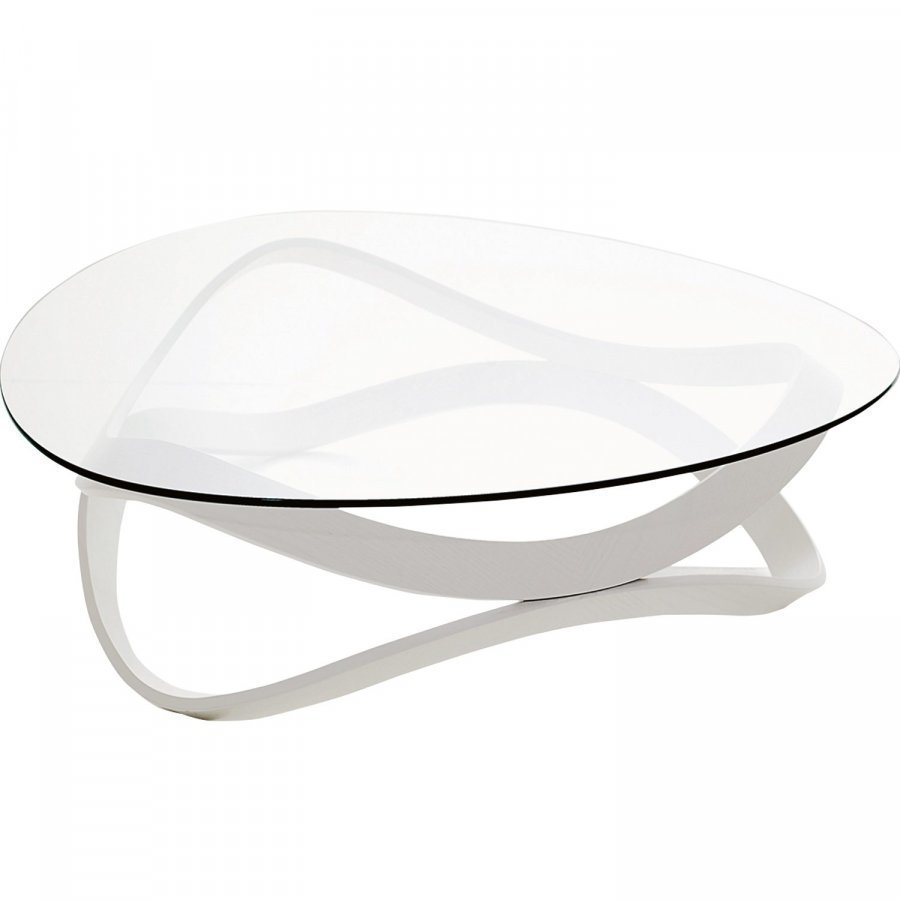 Karl Andersson & Söner Newton Sohvapöytä Valkoinen Petsattu Ø92 Cm