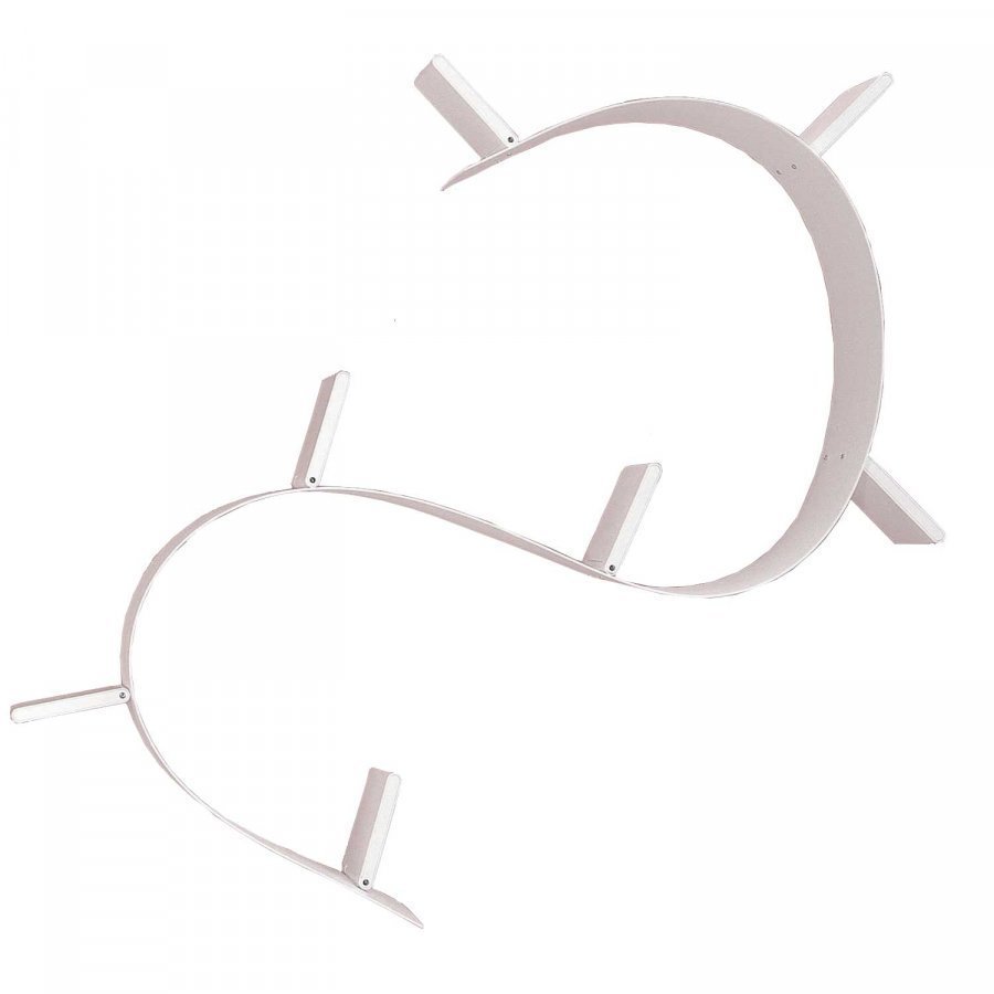 Kartell Bookworm Hylly 7 Kirjatukea Valkoinen