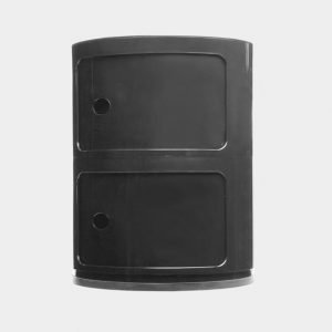 Kartell Componibili Säilytyskaluste 2 Lokeroa Musta