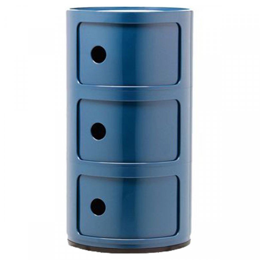 Kartell Componibili Säilytyskaluste Sininen 3-Osainen