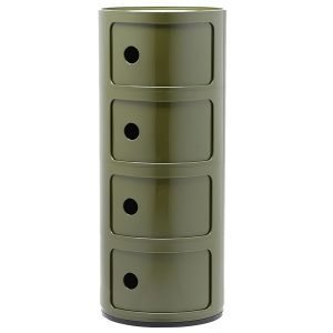 Kartell Componibili Säilytyskaluste Vihreä 4-Osainen