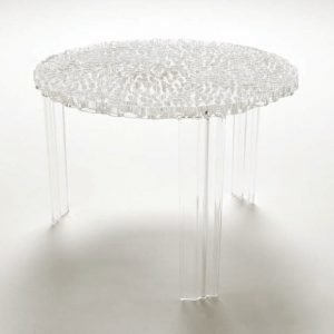 Kartell T Table Sivupöytä Kristalli