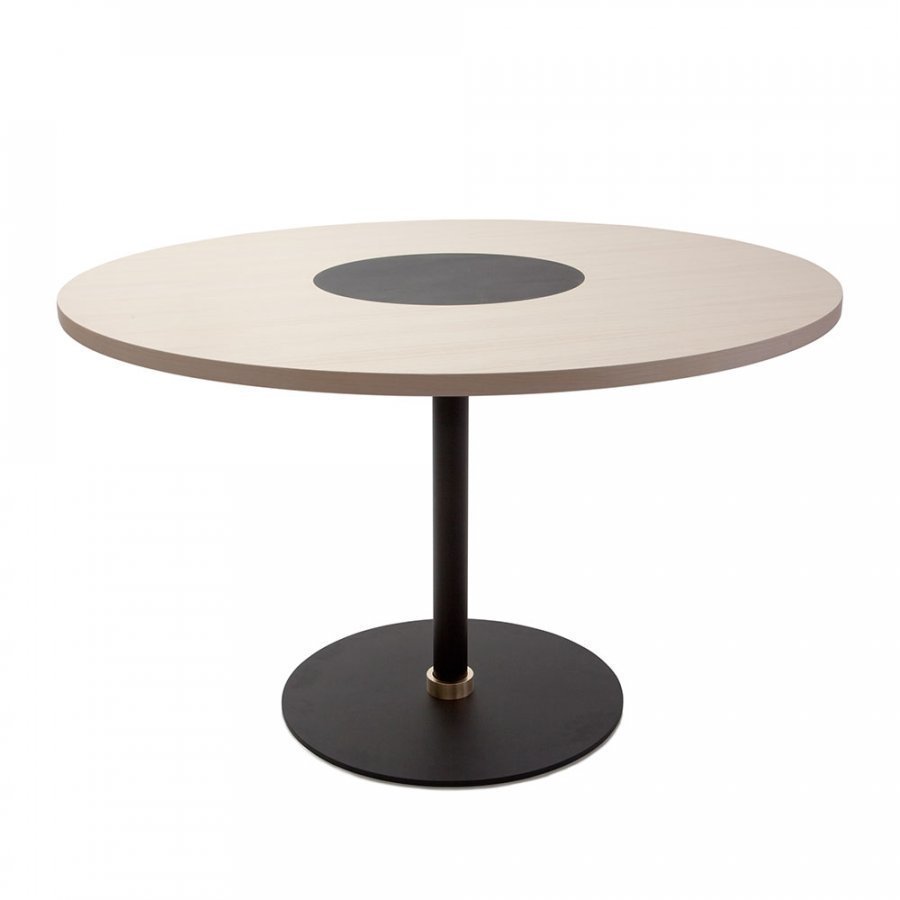 Klong Signum Ruokapöytä Musta 75xø100 Cm