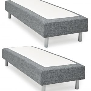 Koodi Kansas Runkopatjasängyt Harmaa 2 Kpl