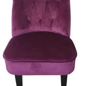 Koodi Velvet Nojatuoli Tumma Luumu