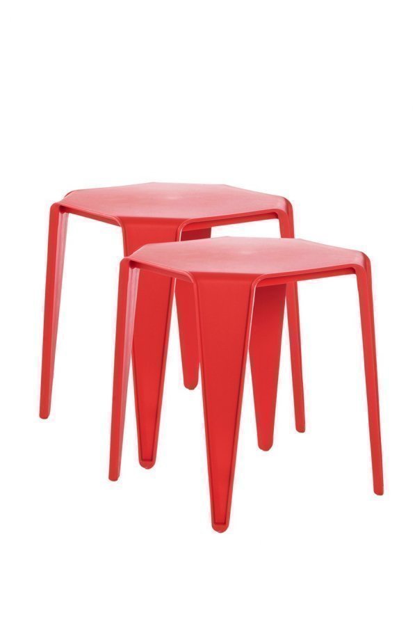 Laholm Pöydät / Jakkarat 2-Pakkaus Punainen