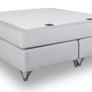 Lectus Select Jenkkisänky Kova Vaaleanharmaa 160x200 Cm