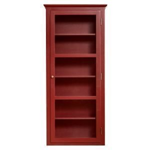 Lindebjerg Design N4 Vitriinikaappi Punainen