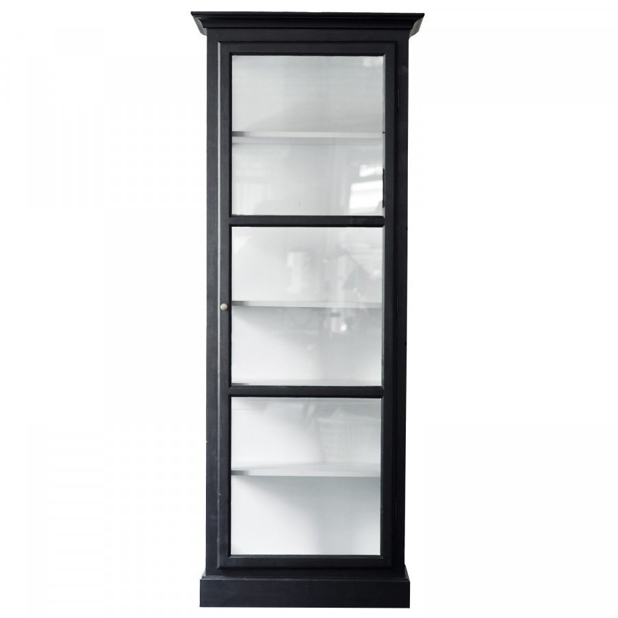 Lindebjerg Design Vitriinikaappi V1 Musta