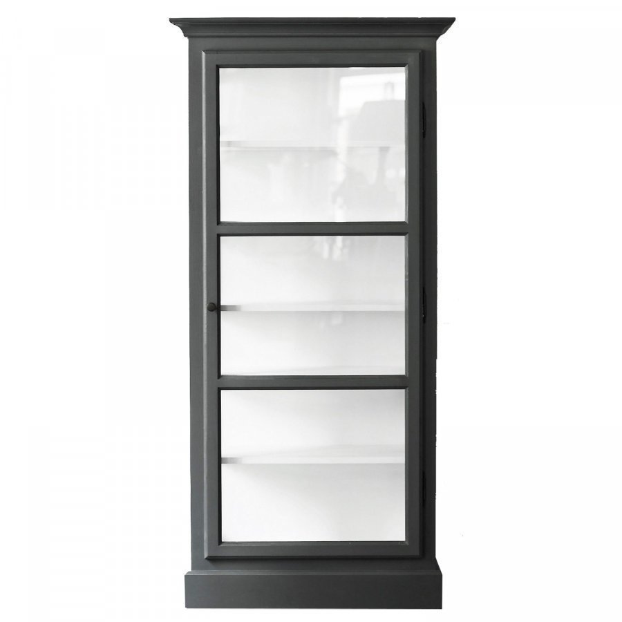 Lindebjerg Design Vitriinikaappi V3 Musta