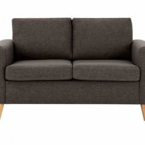 Louisiana 2-istuttava Sohva Tummanruskea