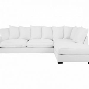 Madison L-Sohva Oikea Valkoinen