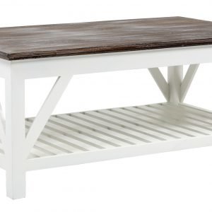 Maison Sohvapöytä Harmaa / Valkoinen 115x70 Cm