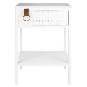 Maze Tracy Yöpöytä Vasen Valkoinen