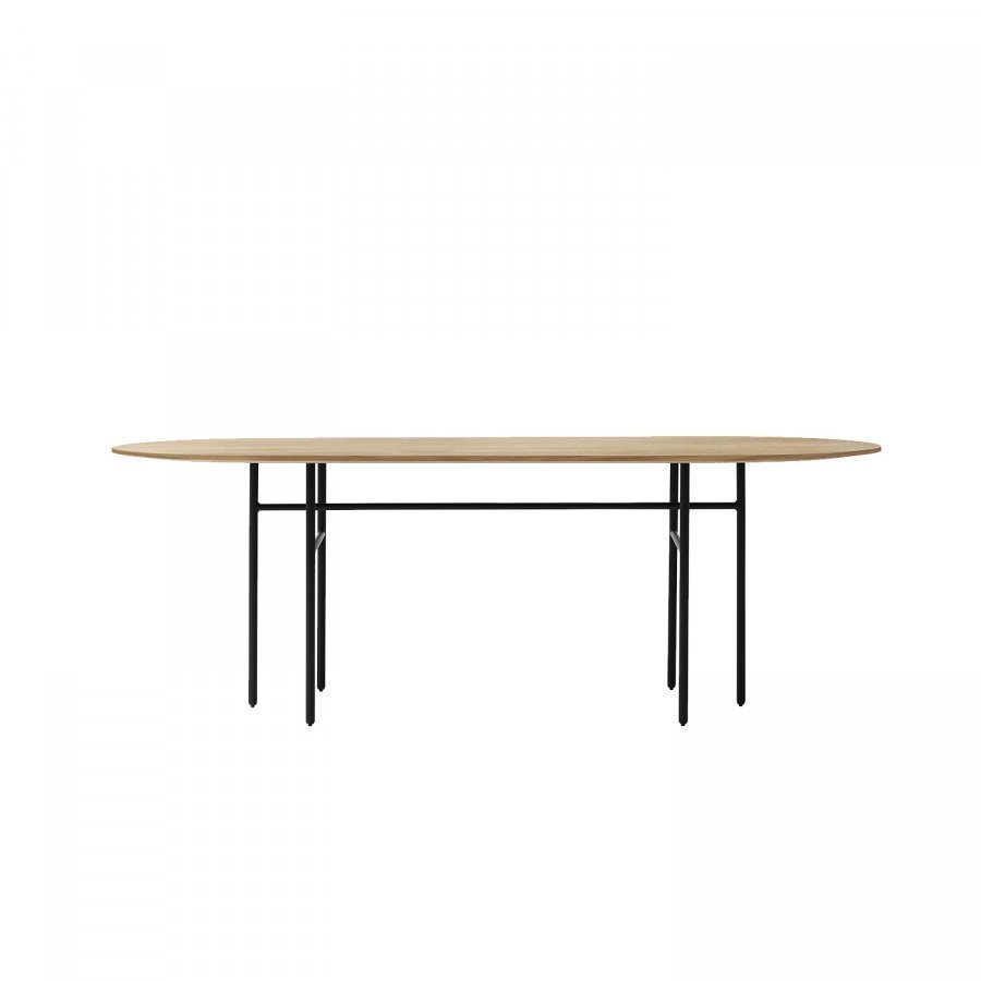 Menu Snaregade Oval Pöytä Musta / Tammi