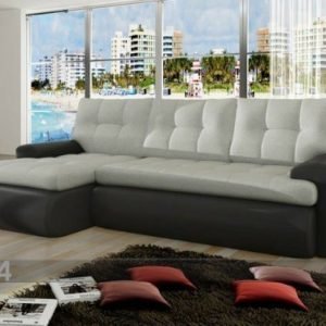 Mirjanmeble Kulmasohva + Vuodevaatelaatikko