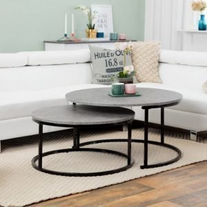 Mita Sarjapöytä Betoni/Musta