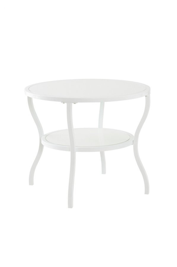 Mora Sohvapöytä Ø 60 Cm Valkoinen