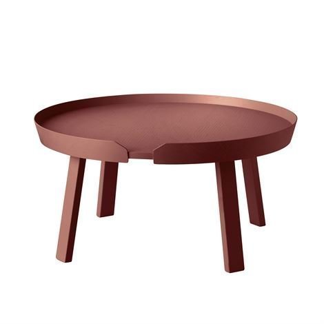 Muuto Around Pöytä Iso Tummanpunainen