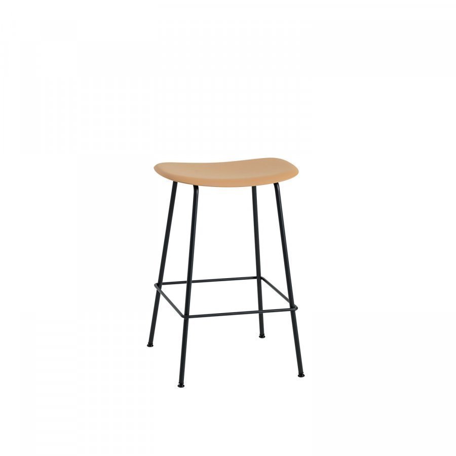 Muuto Fiber Tube Baarijakkara Ochre / Musta
