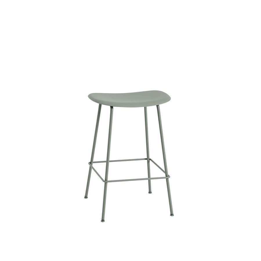 Muuto Fiber Tube Baarijakkara Pölyinen Vihreä