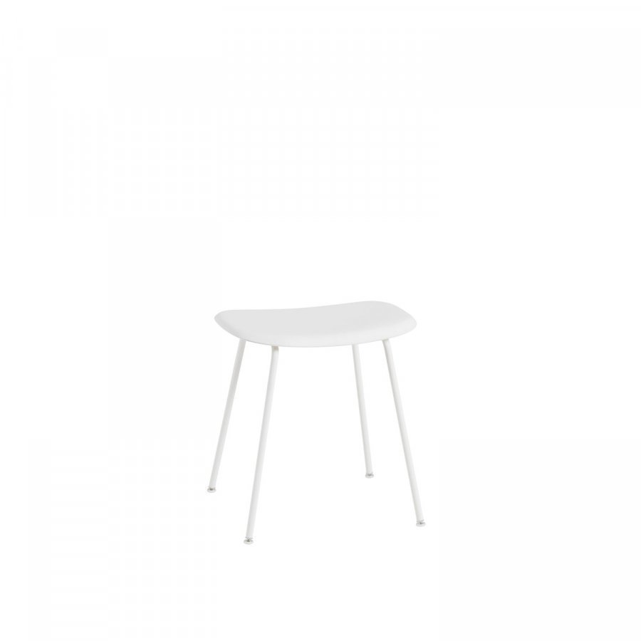 Muuto Fiber Tube Tuoli Base Luonnonvalkoinen / Valkoinen