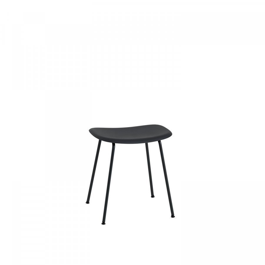 Muuto Fiber Tube Tuoli Base Musta / Musta